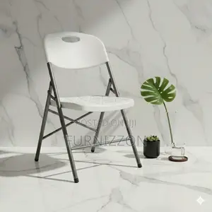 Heavy Duty White Folding Chair – Perfect for Events Home