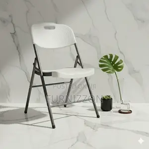 Durable White Folding Chair – Indoor Outdoor Use