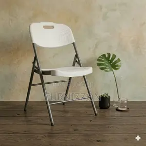 White Plastic Folding Chair – Compact Multi-Purpose