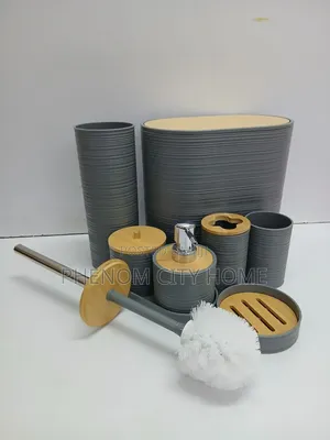8pc Bathroom Organizer Set