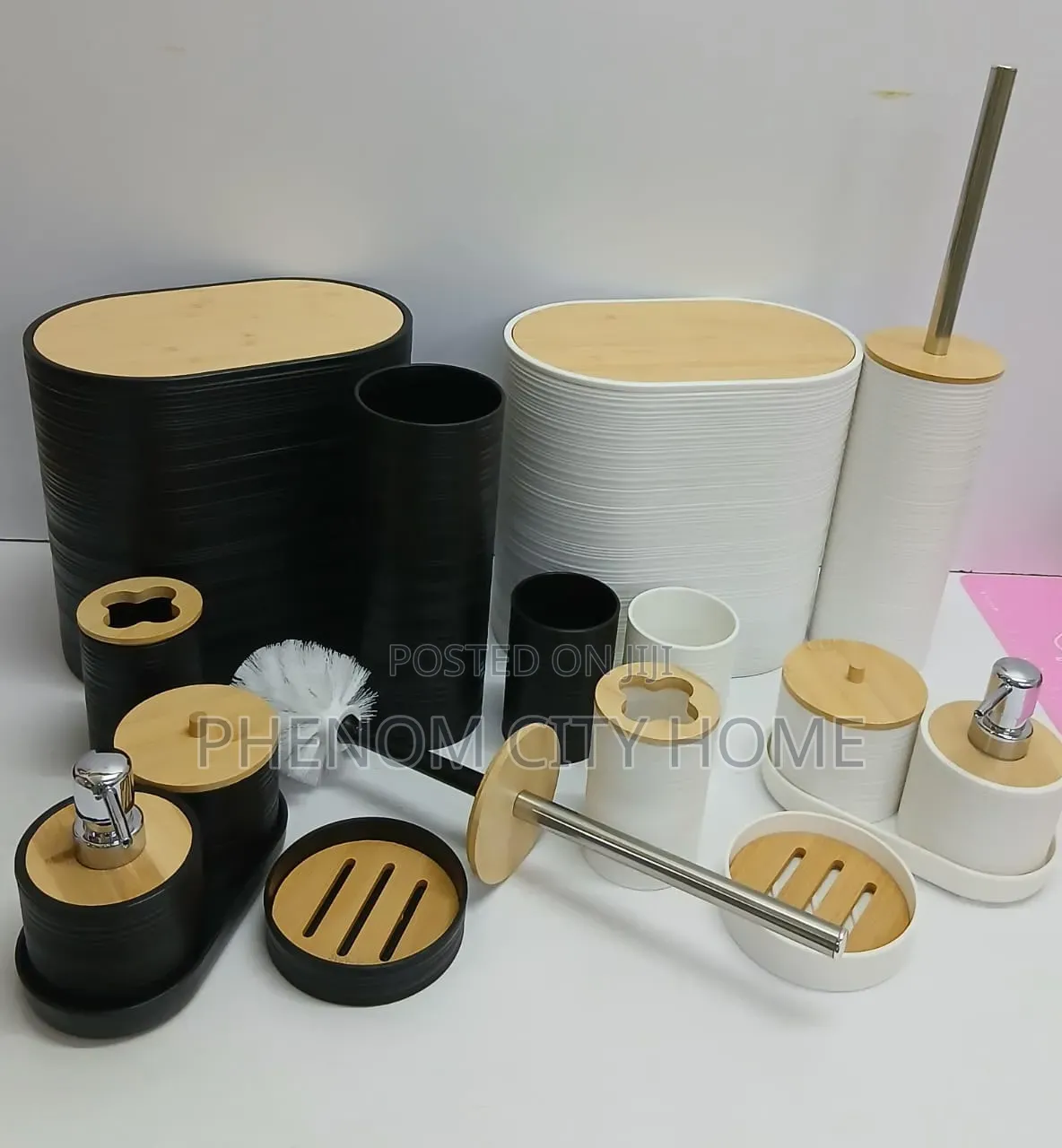 8pc Bathroom Organizer Set