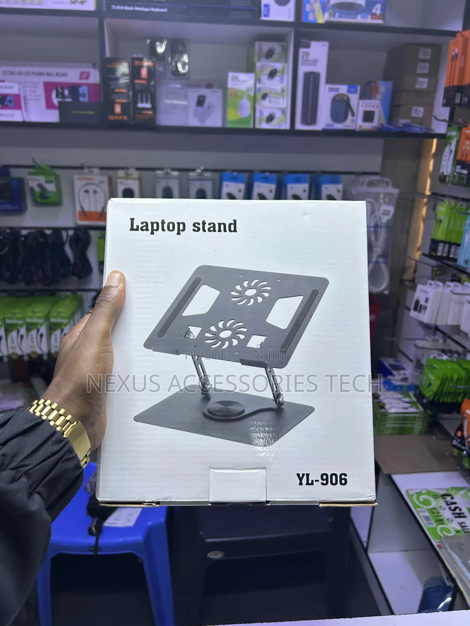 Yl-906 Laptop Stand – Ergonomic, Portable, Foldable