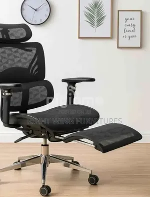 Heavy Executive Racing Style Orthopedic Office Chair +Footrest
