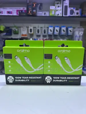 Oraimo Braidline 100w Usb-C Cable – Pd3.0 + Qc3.0, 1m, Tear-Resistant