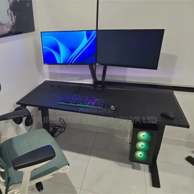 120cm White Electric Sit Stand Ergonomic Desk