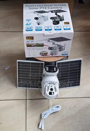 6mp Ubox Dual Panels Dual Lens Outdoor 4g Simcard Solar Camera