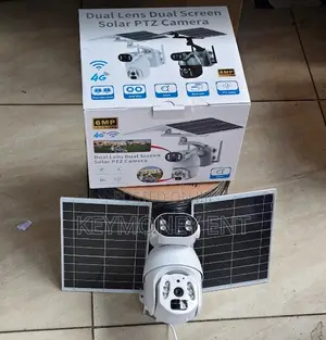 Ubox Dual Lens 6mp Full Hd Solar Powered PTZ Camera
