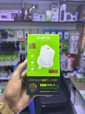 Oraimo Powergon 35w Gan Charger – Pd3.0 + Qc3.0, Free Cable