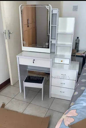 Vanity With Desk Mirror Line Dressing