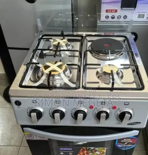 With 1 Electric Plate Ecomax 3+1 50*55 Standing Cooker Oven With Grill