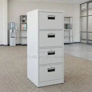 4-Drawer's Metallic Locker Cabinet With Keys