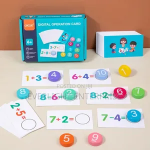 Montessori Number Digital Maths Cards for Children
