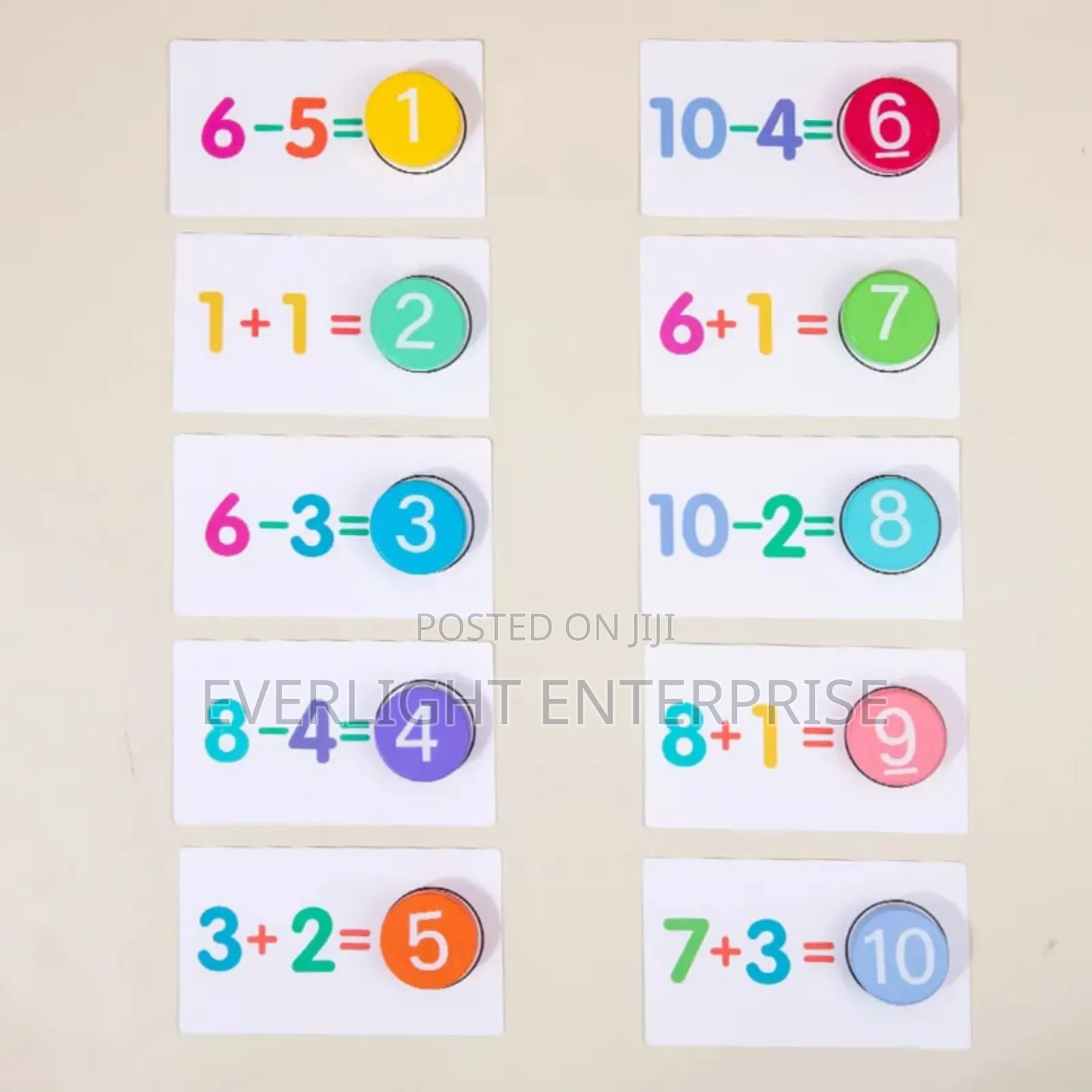 Montessori Number Digital Maths Cards for Children