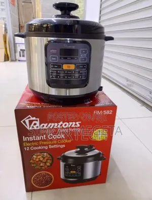 Silver Ramtons 6l Pressure Cooker 7
