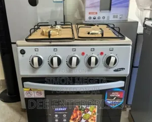Plus Gas Oven. 4burner Ecomax Full Gas Standing. Grill Oven