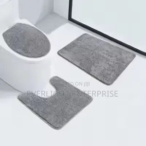 3 in 1 Toilet/Bathroom Mat Set