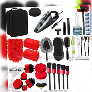 Car Detail Kit With Vacuum Cleaner and Spray