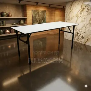 Durable 1.5m Wooden Folding Table – Indoor Outdoor Use