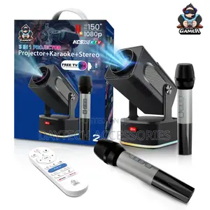 Portable 3-in-1 Projector Hcs350 + Karaoke