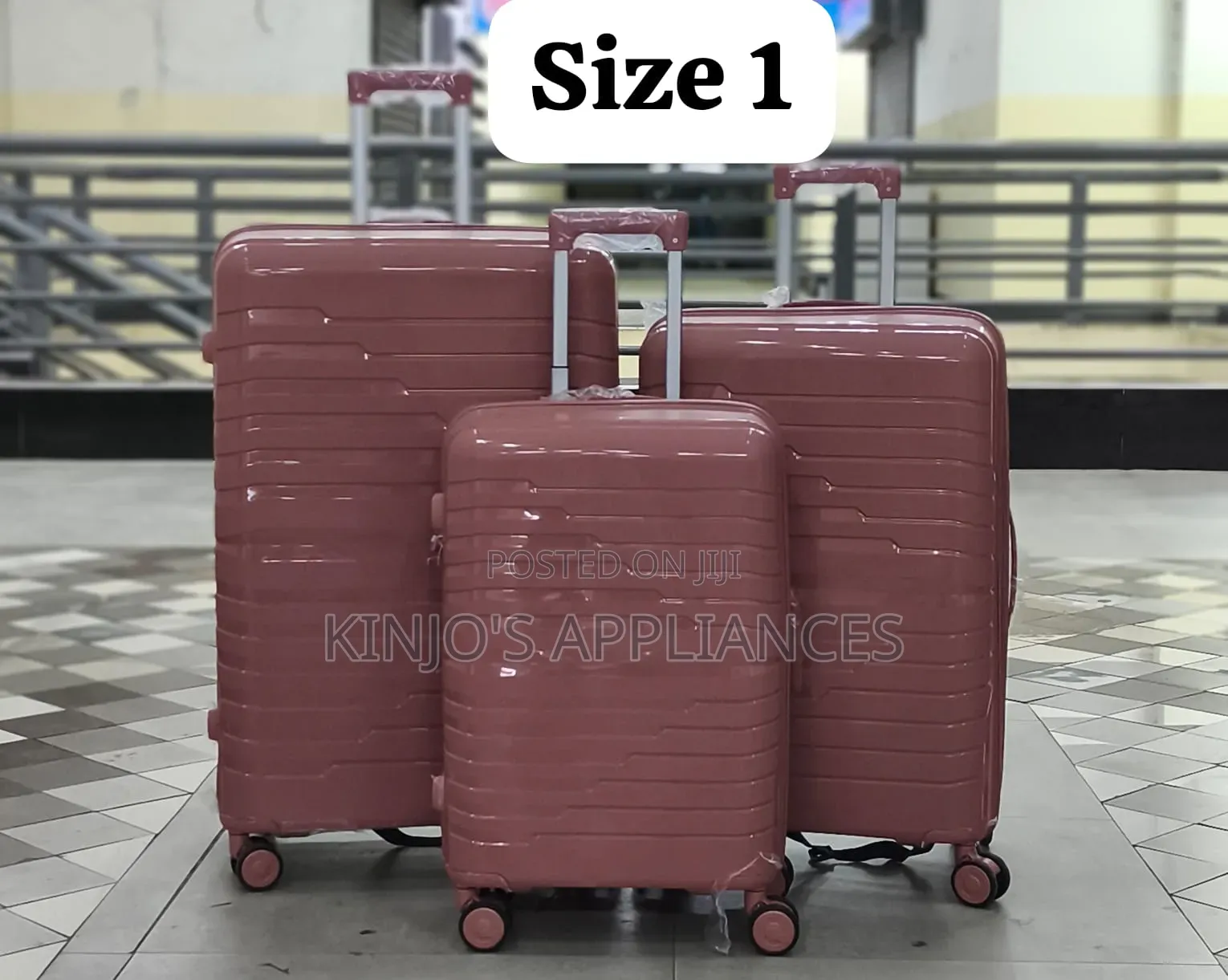 3 in 1 Unbreakable Rubber Suitcase