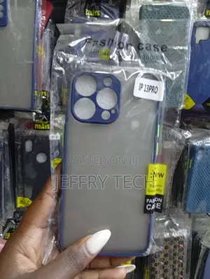 Product Is a Translucent Phone Case Designed for the iPhone 13 Pro.