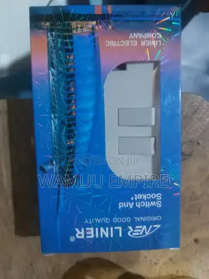 Linier Branded 13a Twin Switched Electrical Socket.