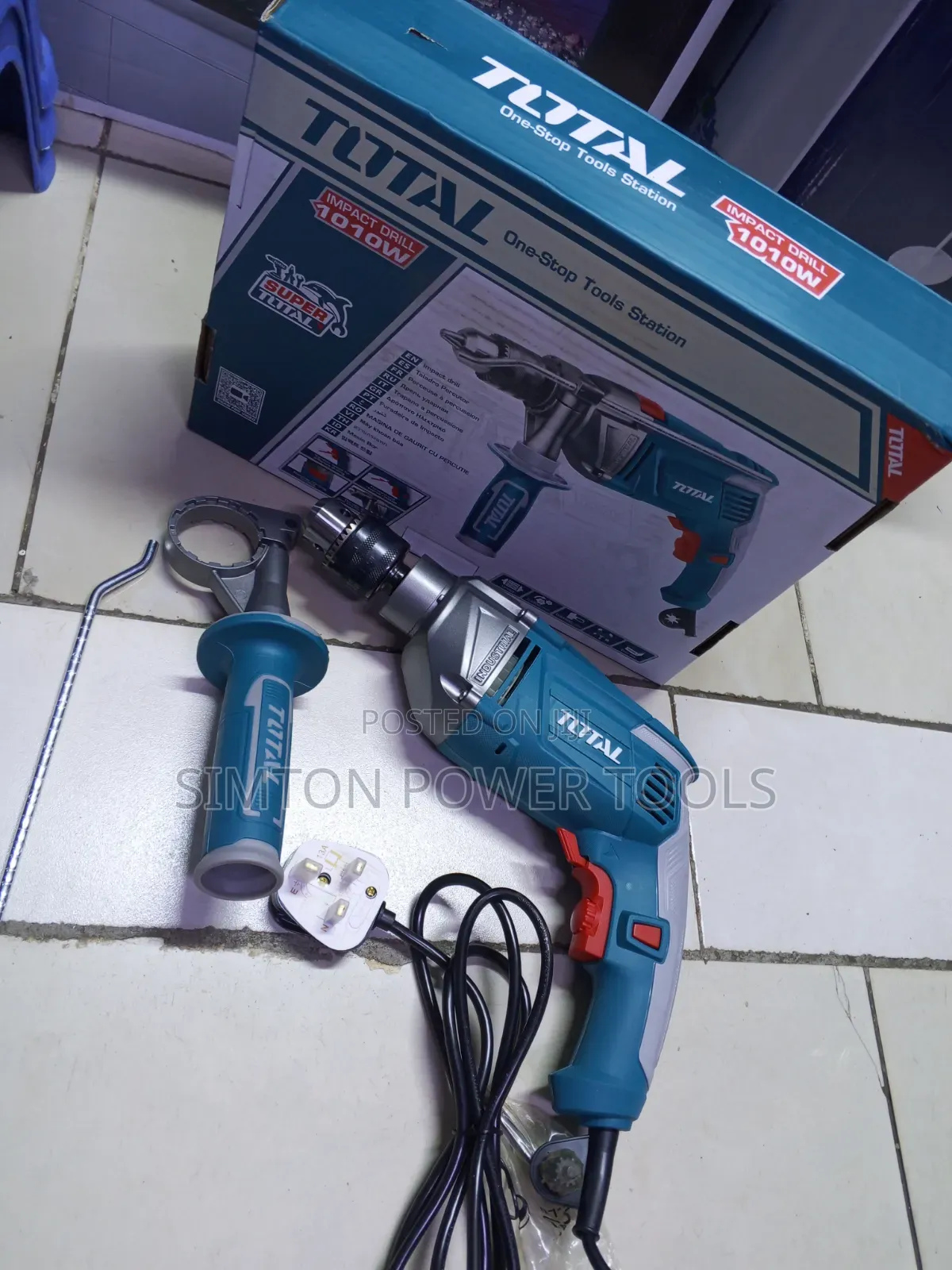 Total Electric Impact Drill 1010watts