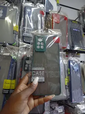 Translucent Green Matte Back Cover Case for Mobile Phone Protection.