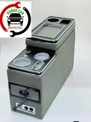 Grey Multifunctional Car Console Armrest Storage Box for Noah or Voxy