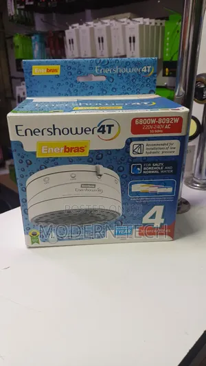 Enerbras Enershower 4t Instant Shower Heater (Salty Fresh Water)