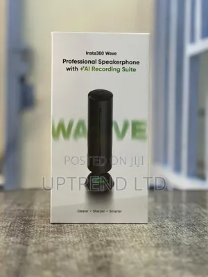 Insta360 Wave Professional Speakerphone With Ai Recording Suite