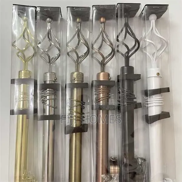 Adjustable Single Curtain Rods — Available in 3 Sizes!