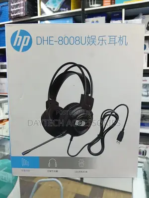 Hp Dhe-8008u Wired Gaming Headphones - Black