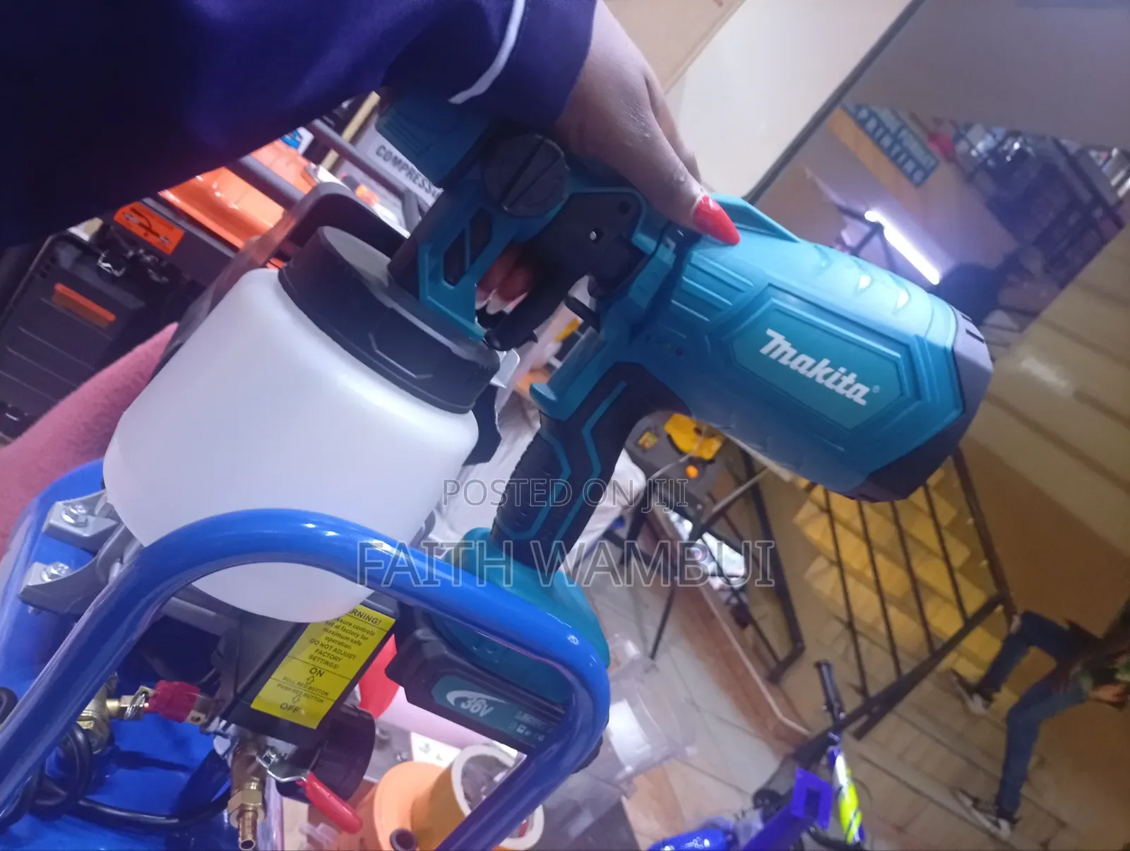 Cordless 36 Volts Cordless Spray Gun Machine