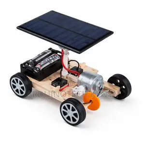 Solar Powered Diy Car Kit For Kids – Stem Educational Toy.