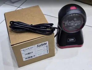Syble Xb-8602 2d Desktop Round Table Mount Barcode