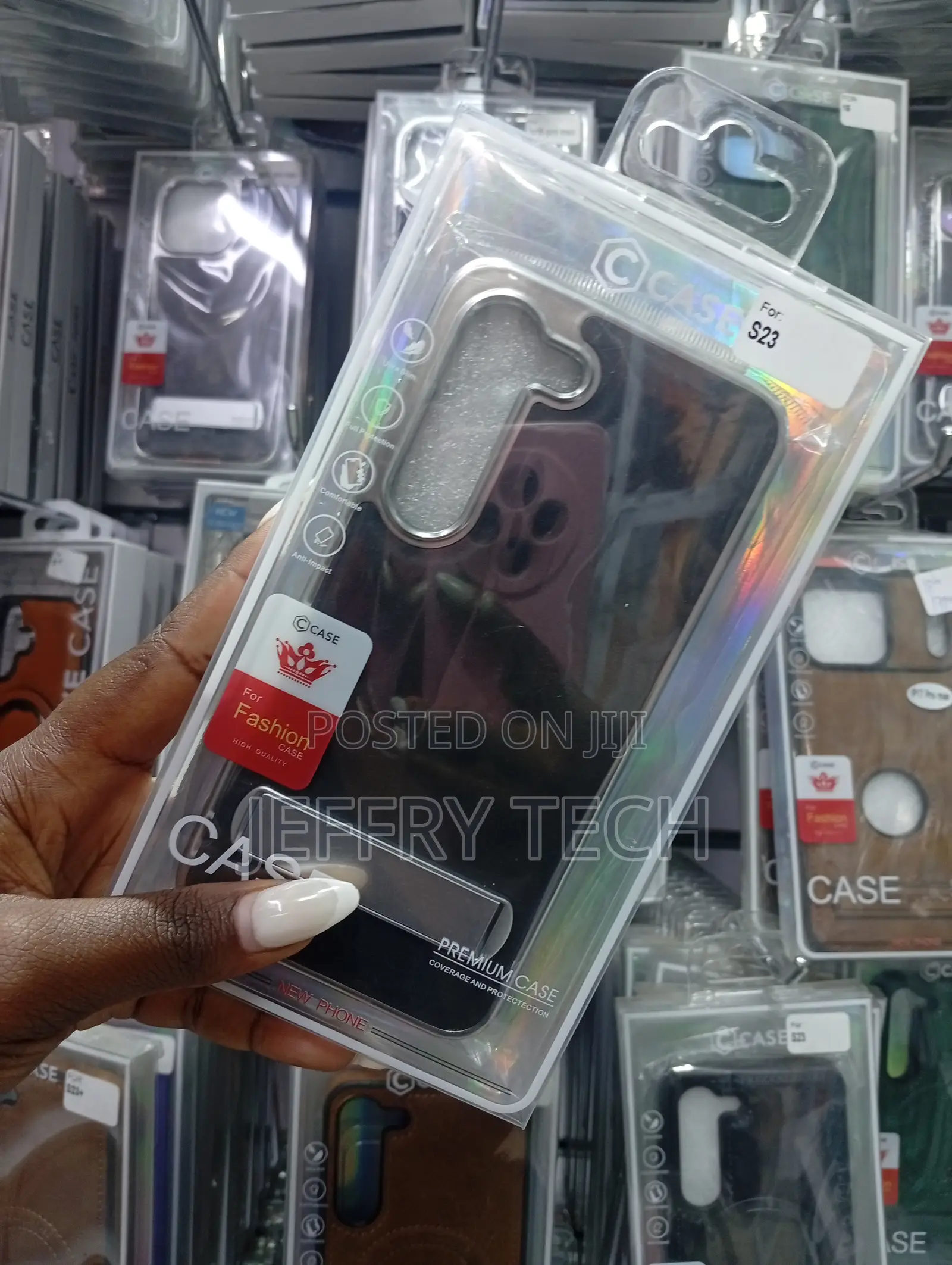 Protective Case for a Samsung Galaxy S23 Smartphone.