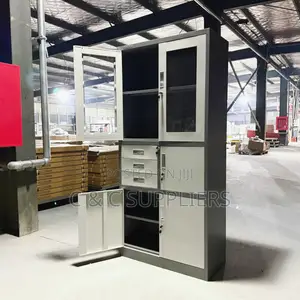 Office Cabinet: Steel Cabinet With 3 Drawers And Private Inner Cabinet