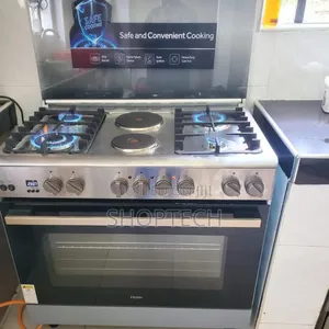 60*90 Haier 4+2 Standing Cooker With Wide Oven,Wok Burner and Sensor