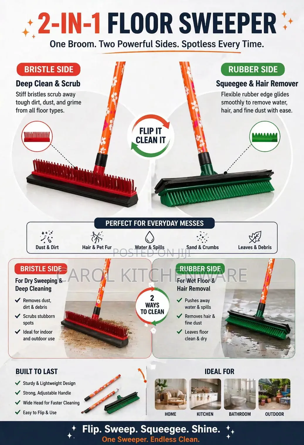 2 in 1 Floor Sweeper