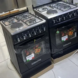 50x55 Globalstar Jet Standing Cooker 3+1 Gas + Electric Oven