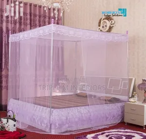 Block Mosquitoes Completely With 4-Stand Net Cover