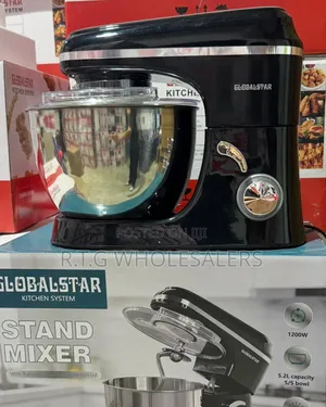 5.2l Globalstar Bakery Stand Mixer With Steel Bowl