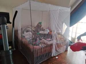 Complete Bed Protection With 4-Post Mosquito Shield