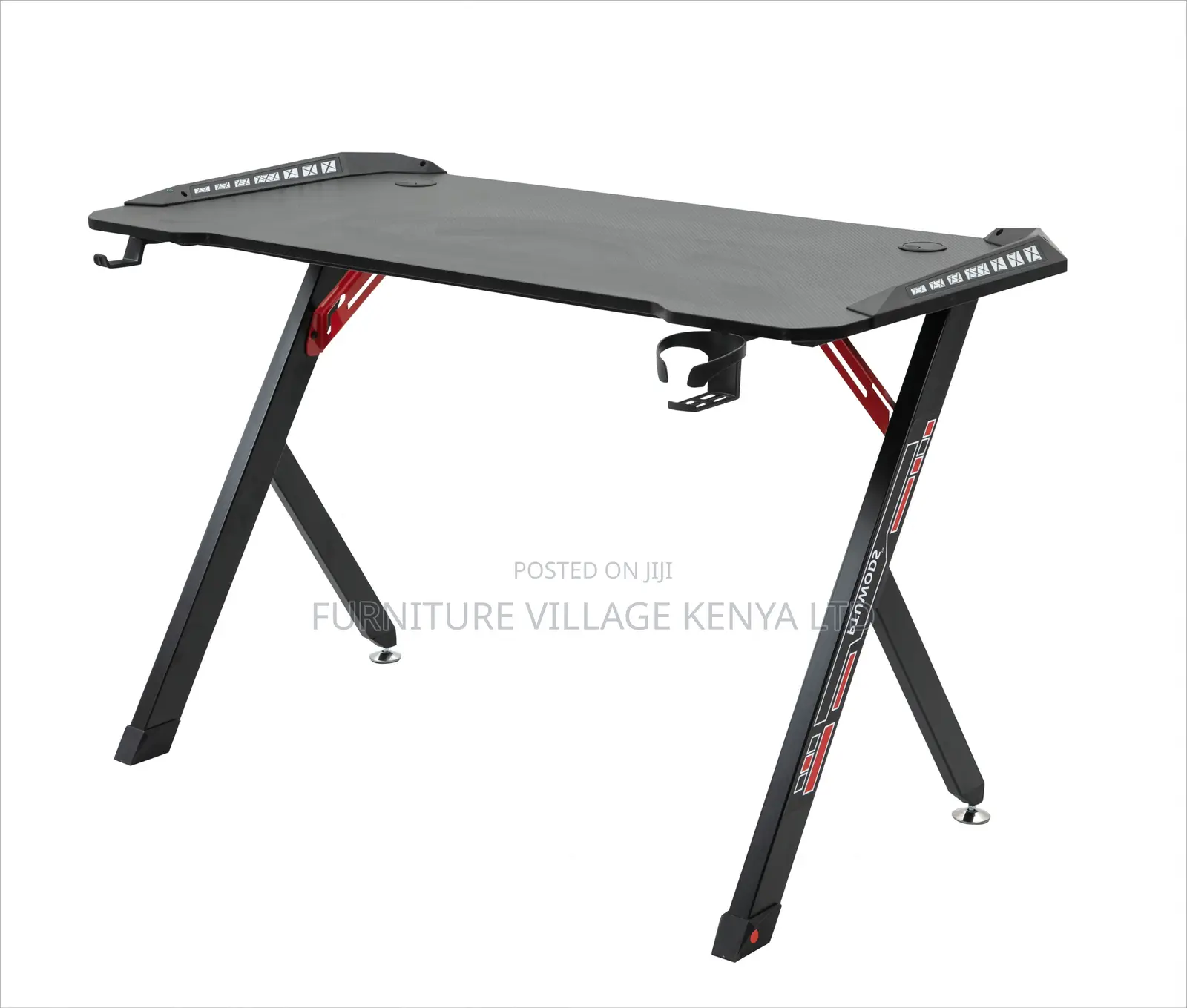 1.2m Black Generic Imported Gaming Desk
