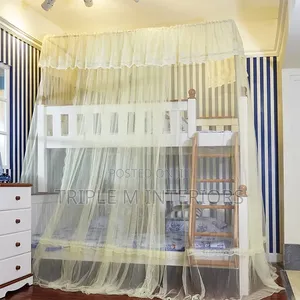 Cream Top Square Mosquito Net