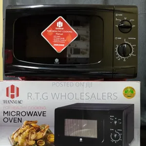 20 Litre Hanmac Black White Microwave Oven Manual Control