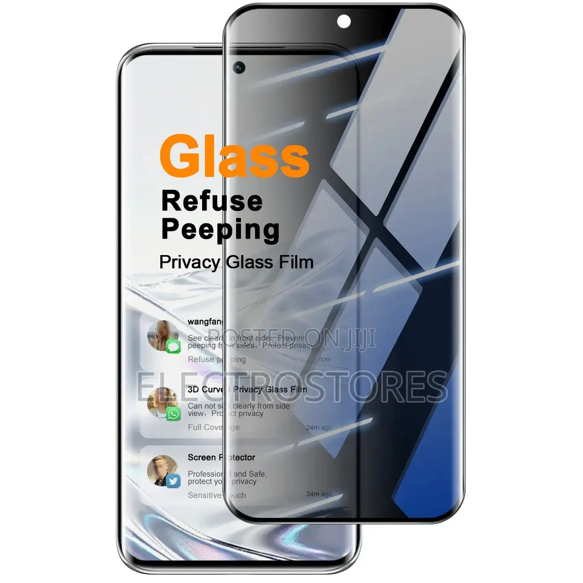 Privacy Screen Protector Redmi Note 15 Pro Plus 5g Tempered Glass