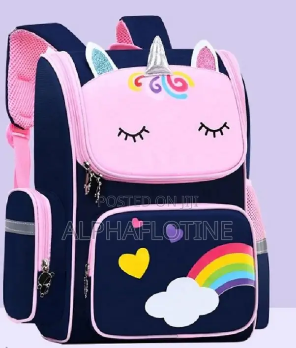 Navyblue Elementary School Students Backpack