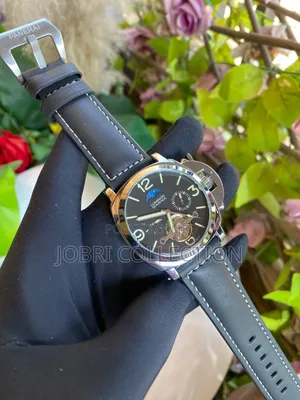 Panerai Black Leather Straps Gents Automatic Watch